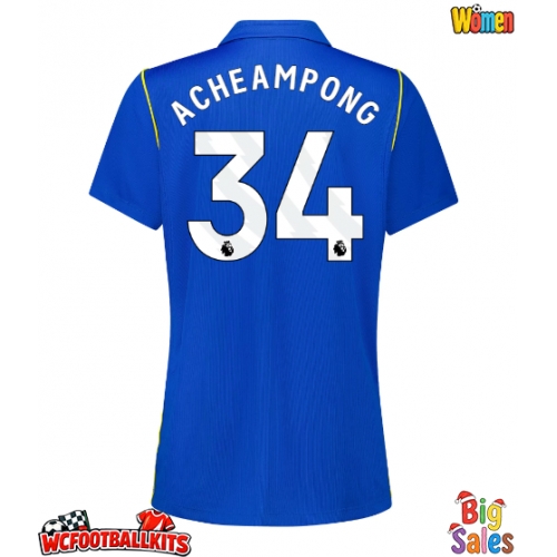 Chelsea Josh Acheampong #34 Replica Home Stadium Shirt for Women 2026-27 Short Sleeve